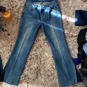 Esqualo brand jeans, super cute two tone at the bottom of both legs